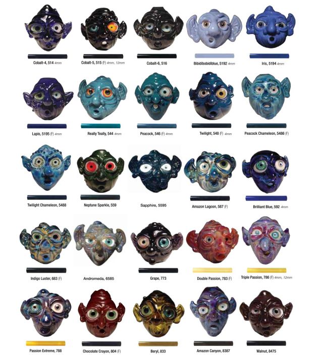 Glass Alchemy Color Chart