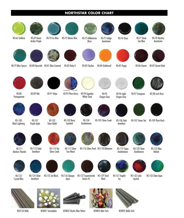 Glass Alchemy Color Chart