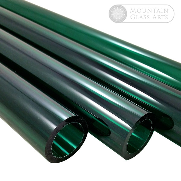 25mm x Lake Green Tube L (42) Borosilicate Glass