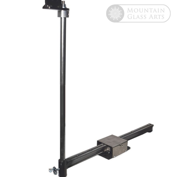 Blast Shield Adjustable Bench Torch Stand