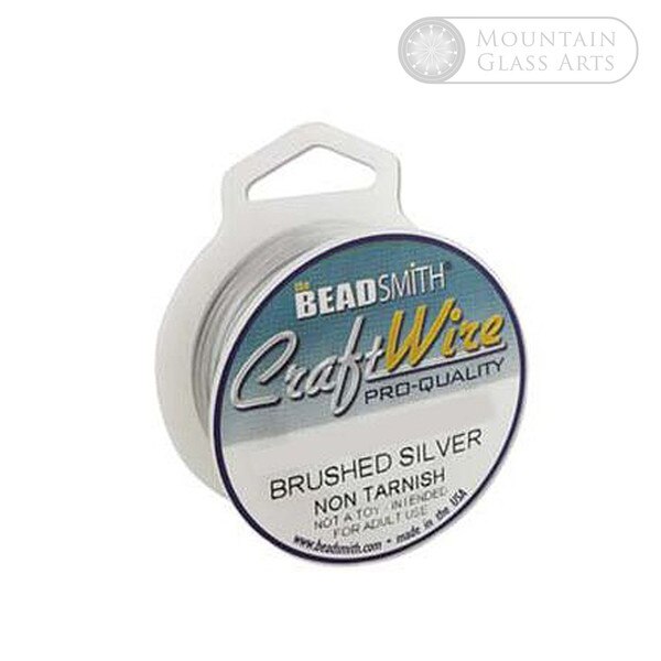 Craft Wire 18 Gauge Brushed Silver 4 Yards